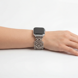 APPLE-2B-AS (Antique Silver Finish) SG Liquid Metal Watch Band – Compatible with Apple Watch®