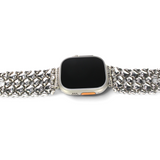 APPLE-WB100-AS Antique silver Finish Watch Band Compatible with Apple Watch® by Sergio Gutierrez