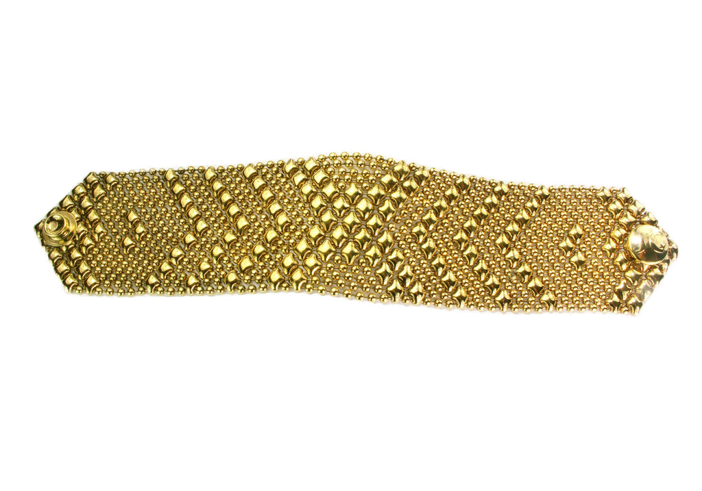 SG Liquid Metal B44-AG Antique Gold Finish Bracelet by Sergio Gutierrez