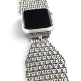 APPLE-WBQ2-AS Antique silver Finish Watch Band Compatible with Apple Watch® by Sergio Gutierrez