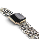 APPLE-WB100-AS Antique silver Finish Watch Band Compatible with Apple Watch® by Sergio Gutierrez