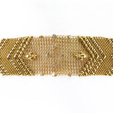 SG Liquid Metal Chainmail CMB4Z-AG (antique gold finish) Bracelet by Sergio Gutierrez