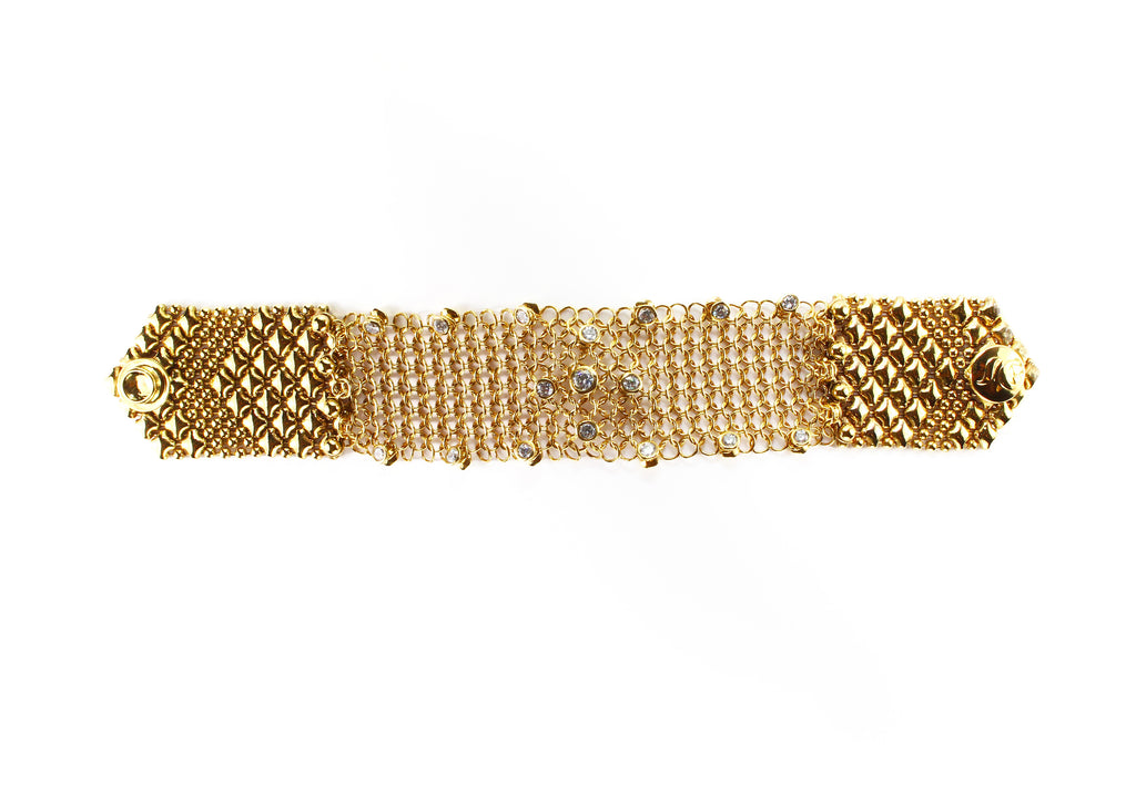 SG LIQUID METAL CMB2Z-AG (Antique gold finish) Bracelet by Sergio Gutierrez