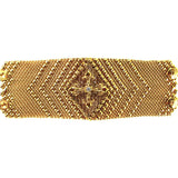 SG Liquid Metal Chainmail CMB7CR-AG (antique gold finish) Bracelet by Sergio Gutierrez