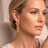 SG Liquid Metal E3 - SS / Gold Titanium (Stainless Steel Earring) by Sergio Gutierrez