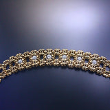 SG Liquid Metal RTB27 – AG (24K antique gold finish) Bracelet by Sergio Gutierrez
