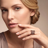 SG Liquid Metal Ring1 - SS / Rose Titanium (Stainless Steel Ring) by Sergio Gutierrez