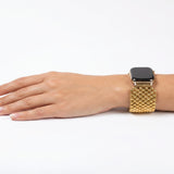 APPLE-WB8-AG Antique Gold Finish Watch Band Compatible with Apple Watch® by Sergio Gutierrez