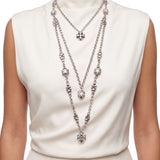 SG Liquid Metal LEN 3950 – AS (antique silver finish) Necklace by Sergio Gutierrez