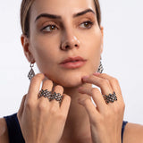 SG Liquid Metal RING1-N Chrome Finish Ring by Sergio Gutierrez