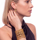 SG Liquid Metal Chainmail CMB8ZCR-AG (antique gold finish) Bracelet by Sergio Gutierrez