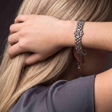 SG Liquid Metal MINI E - N Chrome Finish Bracelet by Sergio Gutierrez