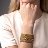 SG Liquid Metal TB32 – AG Antique Gold Finish Bracelet by Sergio Gutierrez