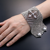 SG Liquid Metal Chainmail CMB7CR-AS (antique silver finish) Bracelet by Sergio Gutierrez