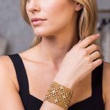 SG Liquid Metal B10Z-AG Antique Gold Finish Bracelet by Sergio Gutierrez