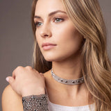 SG Liquid Metal B10Z–N Chrome Finish Bracelet by Sergio Gutierrez