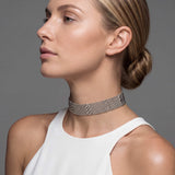 SG Liquid Metal TC22-N Chrome Finish Choker by Sergio Gutierrez