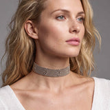 SG Liquid Metal TC22 - AS Antique Silver Choker by Sergio Gutierrez