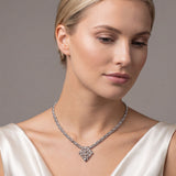 SG Liquid Metal MINI G-N Chrome Finish Necklace by Sergio Gutierrez
