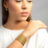 SG Liquid Metal B8 – G24K Gold 24k Finish Bracelet by Sergio Gutierrez