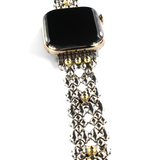 APPLE-WB41-AS Antique SILVER Finish Watch Band Compatible with Apple Watch® by Sergio Gutierrez