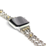 APPLE-WB41-AS Antique SILVER Finish Watch Band Compatible with Apple Watch® by Sergio Gutierrez