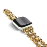 APPLE-WB41-AG Antique Gold Finish Watch Band Compatible with Apple Watch® by Sergio Gutierrez