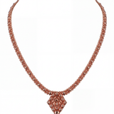 SG Liquid Metal MINI-G-RG Rose Gold Finish NECKLACE by Sergio Gutierrez