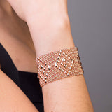 SG Liquid Metal TB32 – RG Rose Gold Finish Bracelet by Sergio Gutierrez