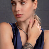 SG Liquid Metal SNB4-AS (Antique Silver Finish) Bracelet by Sergio Gutierrez