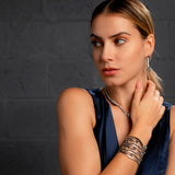 SG Liquid Metal SNB4-N Chrome Finish Bracelet by Sergio Gutierrez