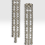 SG Liquid Metal E40 - AS Antique Silver Finish Earrings by Sergio Gutierrez