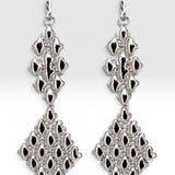 SG Liquid Metal E16 - AS Antique Silver Earrings by Sergio Gutierrez