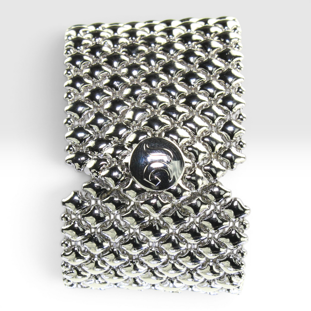 SG Liquid Metal B8-N Chrome Finish Bracelet by Sergio Gutierrez