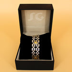 SG Liquid Metal TB41 – Antique silver and Gold Finish – Bracelet by Sergio Gutierrez