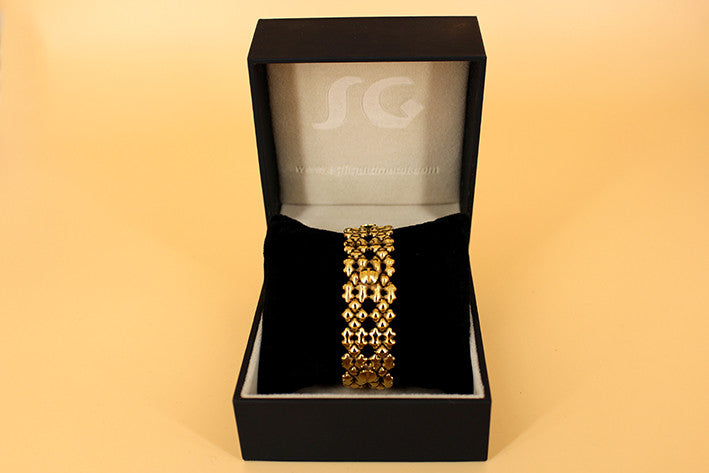 SG Liquid Metal TB41 AG – Antique Gold Finish – Bracelet by Sergio Gutierrez