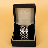 SG Liquid Metal TB42 AS – Antique Silver Finish – Bracelet by Sergio Gutierrez