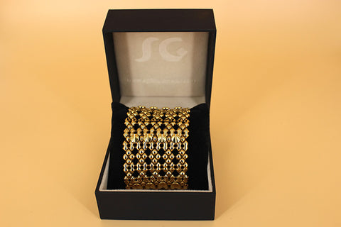 SG Liquid Metal TB43 AG – Antique Gold Finish – Bracelet by Sergio Gutierrez