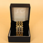 SG Liquid Metal TB42 AG – Antique Gold Finish – Bracelet by Sergio Gutierrez