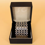 SG Liquid Metal TB43 AS– Antique Silver Finish – Bracelet by Sergio Gutierrez