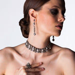 SG Liquid Metal LEC 3506 – AS (antique silver finish) Choker by Sergio Gutierrez