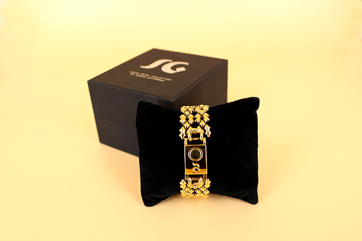 SG Liquid Metal TB41 AG – Antique Gold Finish – Bracelet by Sergio Gutierrez
