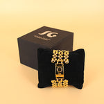 SG Liquid Metal TB42 AG – Antique Gold Finish – Bracelet by Sergio Gutierrez