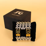SG Liquid Metal TB43 – Antique Silver and Gold Finish – Bracelet by Sergio Gutierrez
