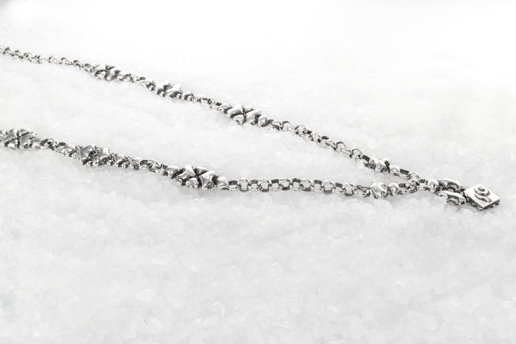 SG Liquid Metal CHMA-5-AS (Antique Silver Finish) Necklace Accessory by Sergio Gutierrez