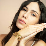SG Liquid Metal TB42 AG – Antique Gold Finish – Bracelet by Sergio Gutierrez