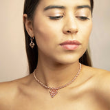 SG Liquid Metal MINI-G-RG Rose Gold Finish NECKLACE by Sergio Gutierrez