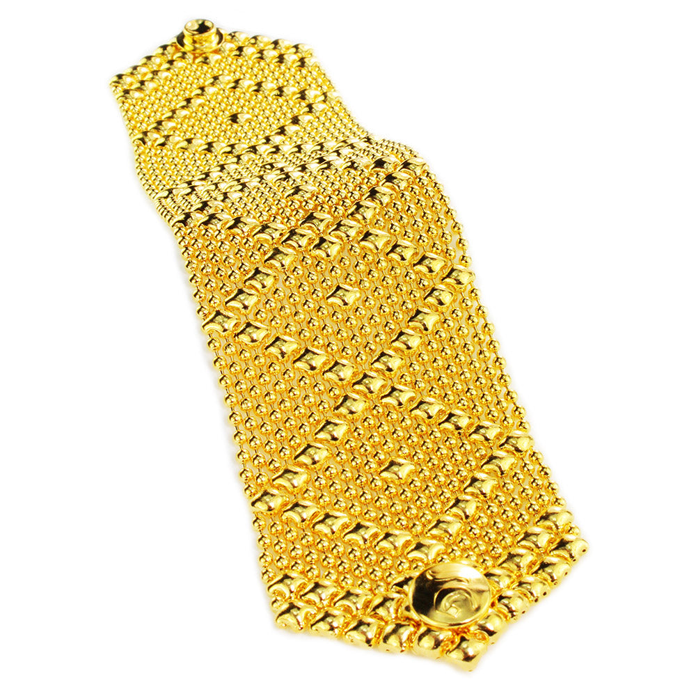 SG Liquid Metal B10 – G24K Gold 24k Finish Bracelet by Sergio Gutierrez