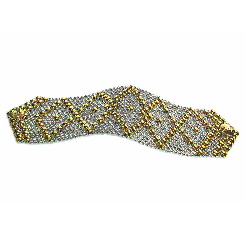 SG Liquid Metal B10 - SS / Gold Titanium (Stainless Steel Bracelet) by Sergio Gutierrez