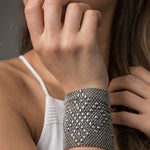 SG Liquid Metal B102-AS Antique Silver Bracelet by Sergio Gutierrez